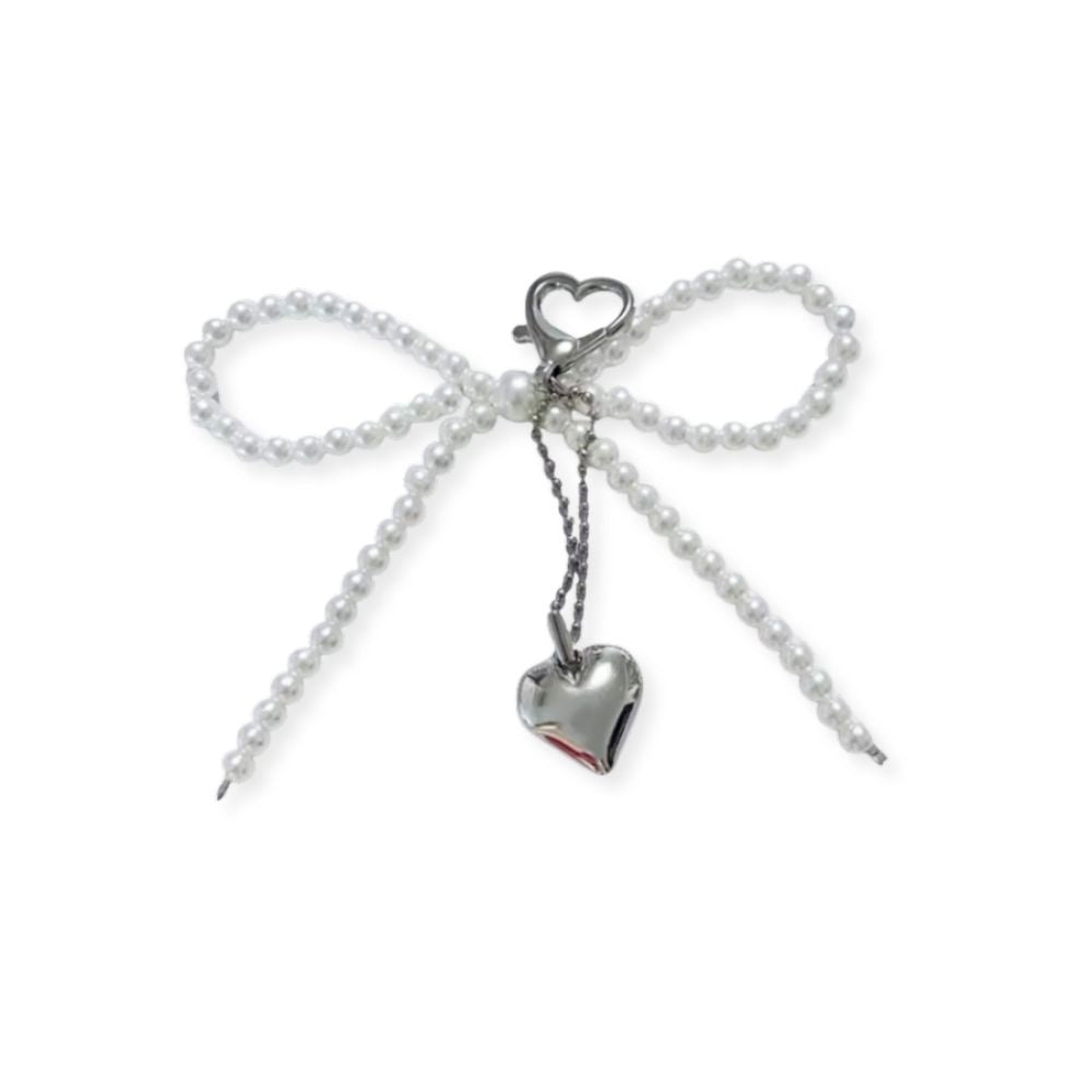 Pearl bow charm