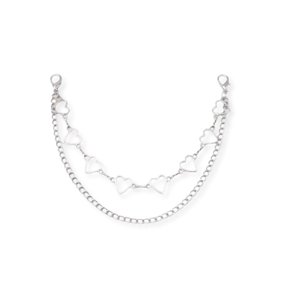 Heart chain charm